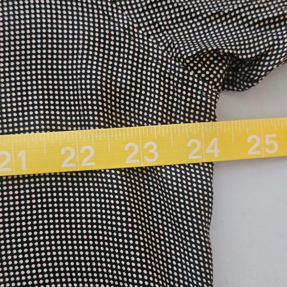 Gucci Mens Silk‎ Button Down Shirt 43/17 Brown Micro Dot GG Logo Pocket Italy